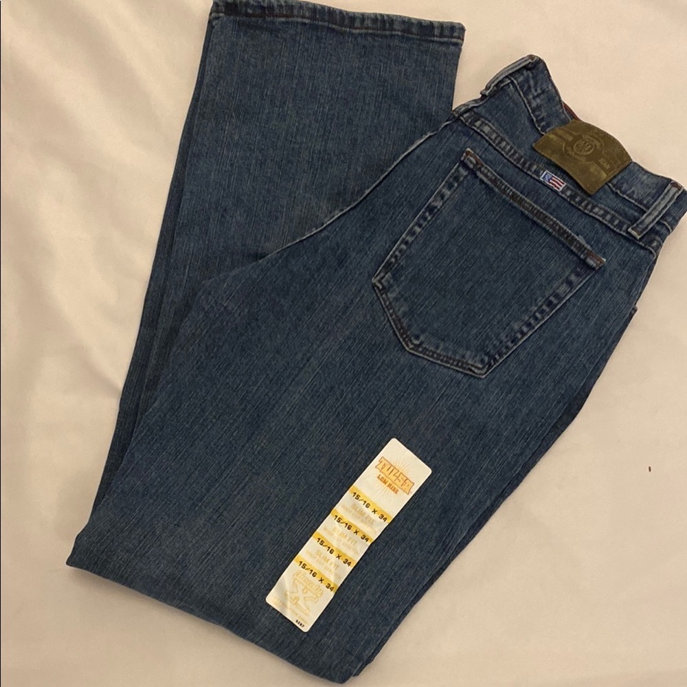 Wrangler 20x Tulsa Women's Jeans Low Rise Slim Fit Boot Cut STRETCH Size 15/16
